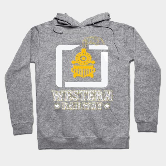 Train Driver Western Railway Railroad Lover Hoodie by Toeffishirts